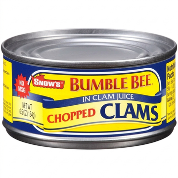 Bumble Bee Snow's Chopped Clams in Clam Juice, No MSG, 184g