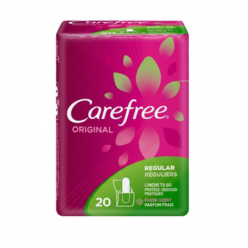 Carefree Original Liners To Go Panty Liners, Regular Scent, 20 Count