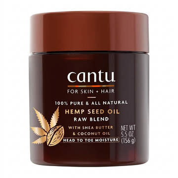 Cantu Hemp Seed Oil Raw Blend For Skin And Hair With Shea Butter And Coconut Oil 156g