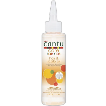 Cantu Care for Kids Hair & Scalp Oil with Shea Butter, Tea Tree and Peppermint Oil, 113ml