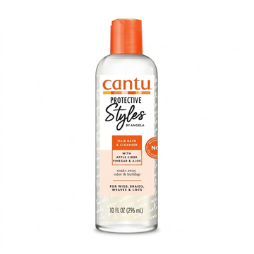 Cantu Protective Styles Twists Hair Bath & Cleanser with Apple Cider Vinegar & Aloe, 296ml