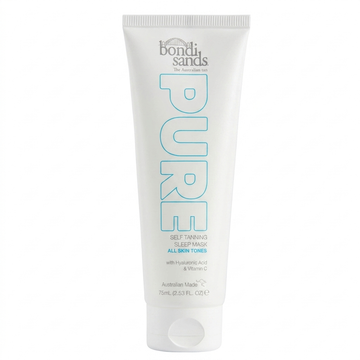 Bondi Sands Pure Self Tanning Sleep Mask with Hyaluronic Acid & Vitamin C, 75ml