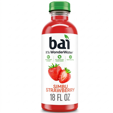 Bai Simbu Strawberry Antioxidant Infused Beverage, Electrolytes and No Artificial Sweeteners, 530ml