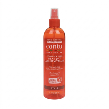 Cantu Shea Butter For Natural Hair Comeback Curl Next Day Curl Revitalizer, 12oz