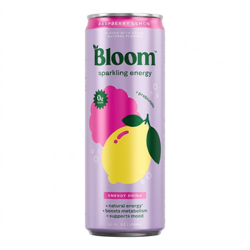 Bloom Spark Energy Rasp Lemon Flav 355Ml