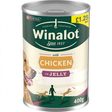 Winalot Dog Food Chicken In Jelly 400G
