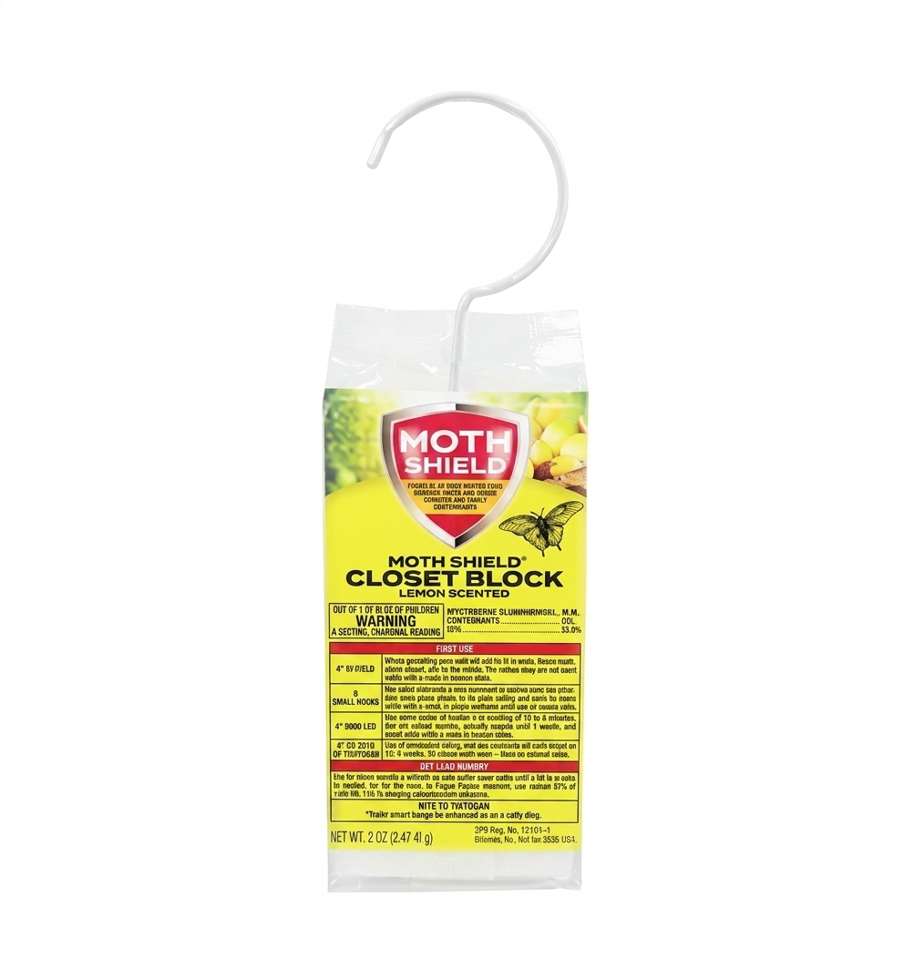 Moth Shield Lemon Closet Deodorizer