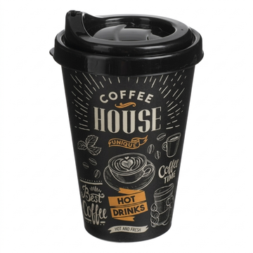 Titiz Coffee Printed Coffee Cup, 400 Ml