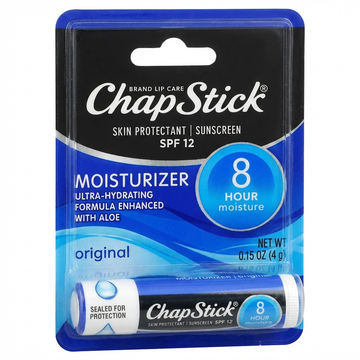 ChapStick Original Lip Moisturizer: SPF 12 Sunscreen & Aloe, Ultra-Hydrating
