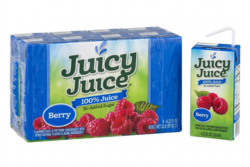 Juicy Juice Berry 100% Juice, No Added Sugar, 8-Pack, 1L