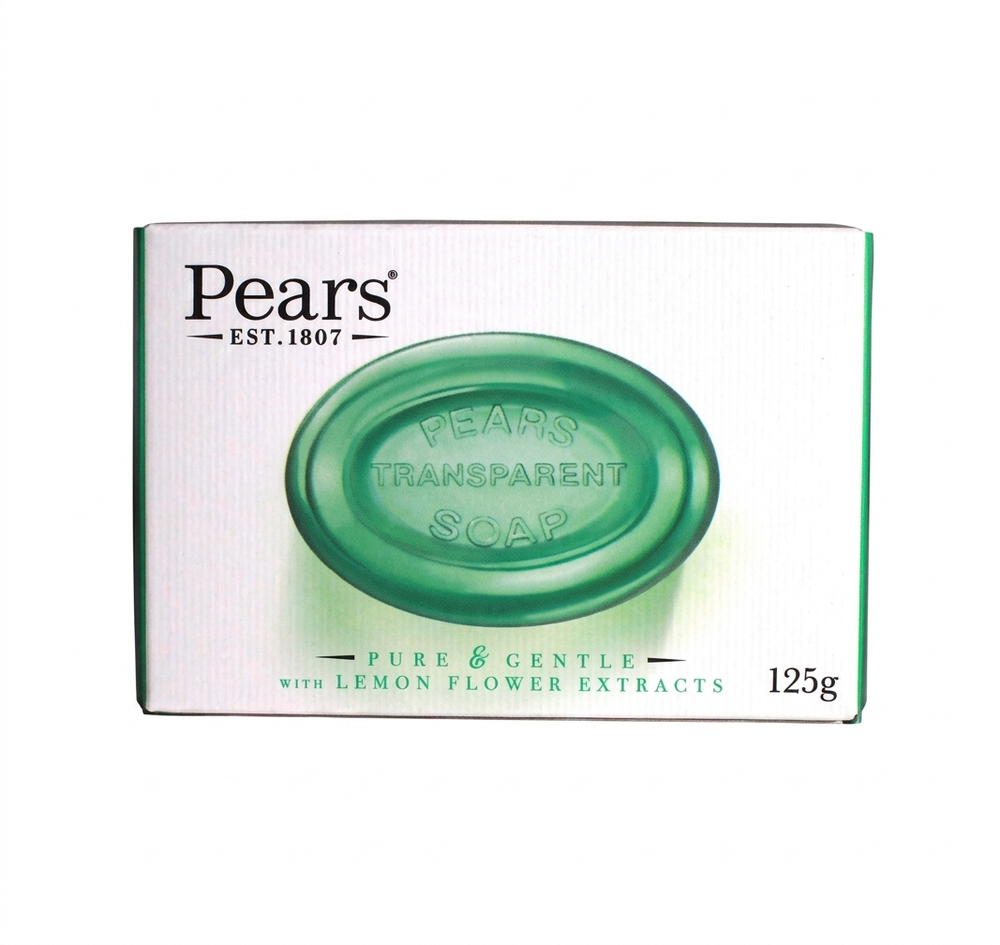 Pears Oil Clear Pure & Gentle Transparent Soap With Lemon Flower Extracts 125G