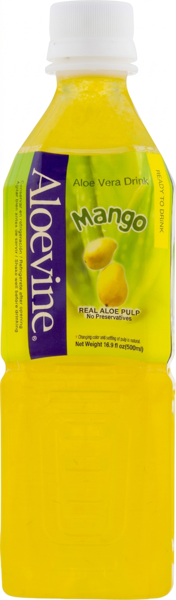 Aloevine Mango Aloe Vera Drink, 500ml
