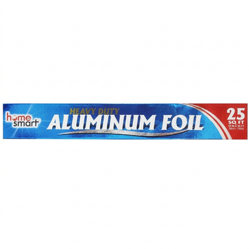 Home Smart Heavy Duty Aluminum Foil, 25 Sq Ft (12 in x 25 ft)