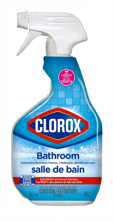 Clorox Commercial Solutions Disinfecting Bathroom Cleaner, 887ML