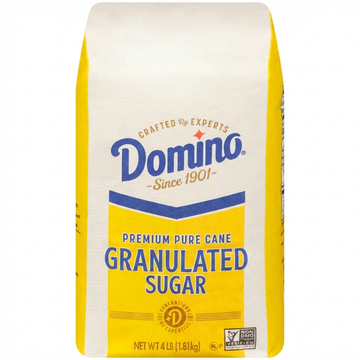 Domino Premium Pure Cane Granulated Sugar, 4LB (1.81KG)